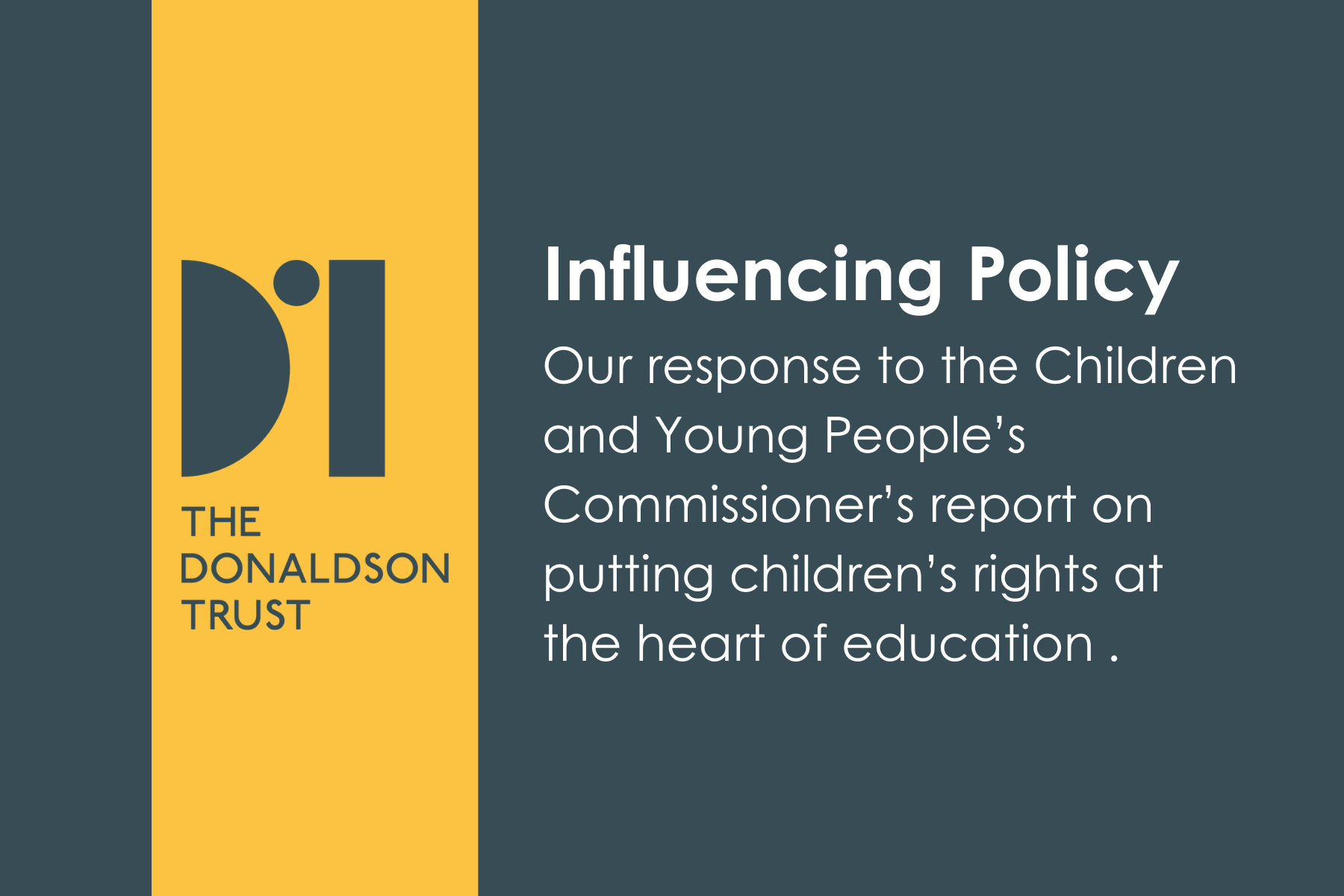 Our response to the CYPCS report on putting children’s rights at the ...